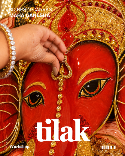 Maha Ganesha (3D Resin Canvas)