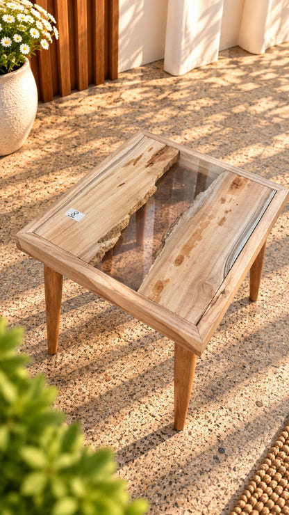 17x17" Wood River Table Base with Legs [Style 8]
