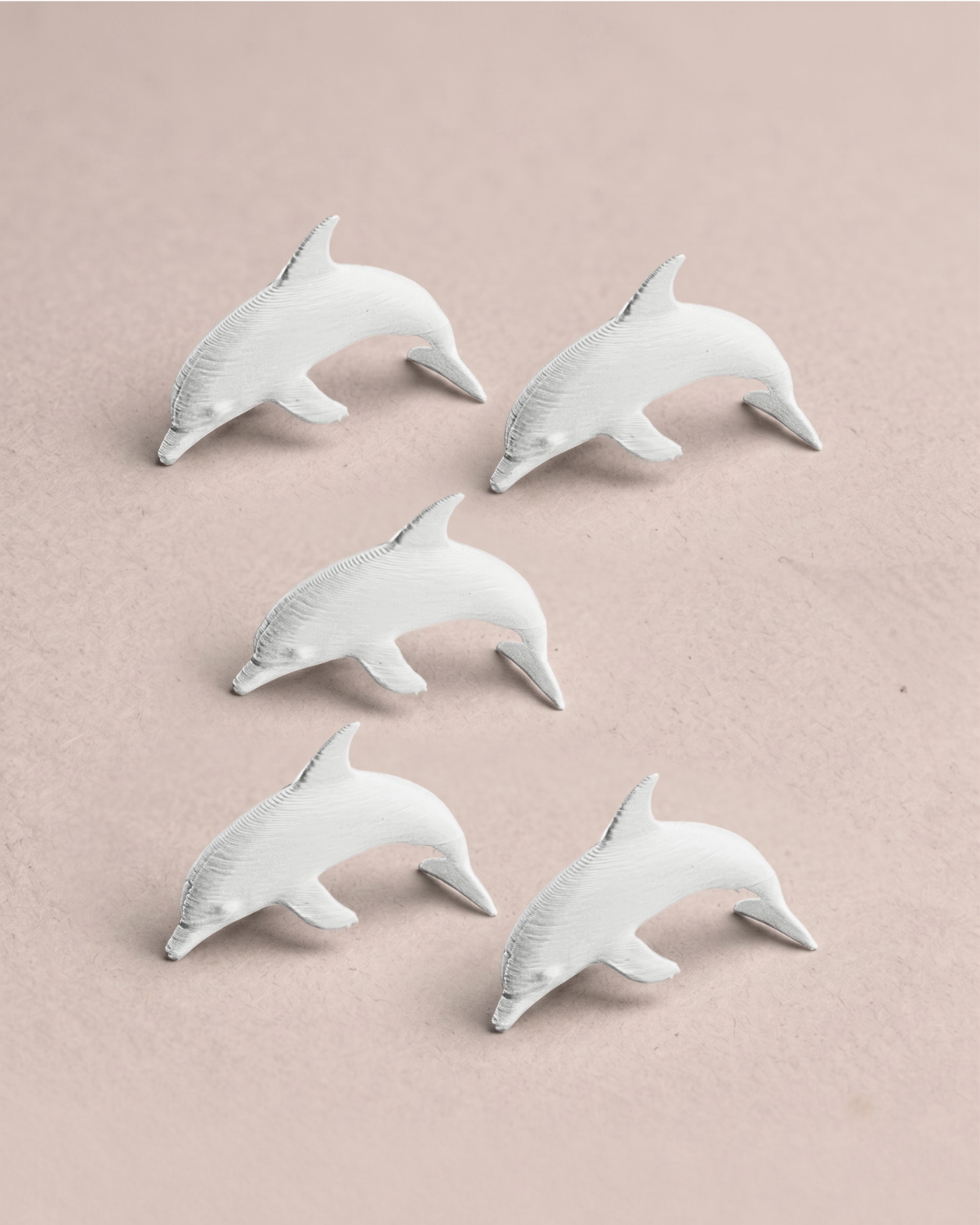 3D Printed Dolphin Miniature Figures (Set of 5)