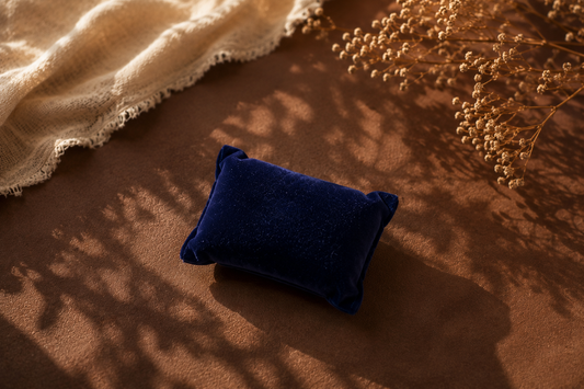 Royal Blue Velvet Cushion (Pack Of 10)