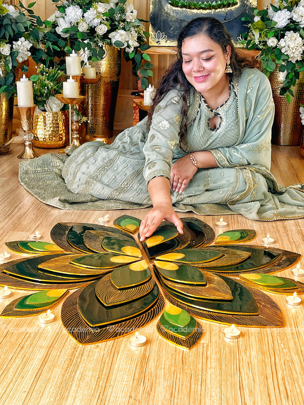 MAYURI RESIN RANGOLI DIY KIT – SD Fine Arts