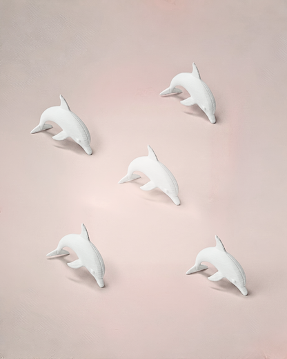 3D Printed Dolphin Miniature Figures (Set of 5)