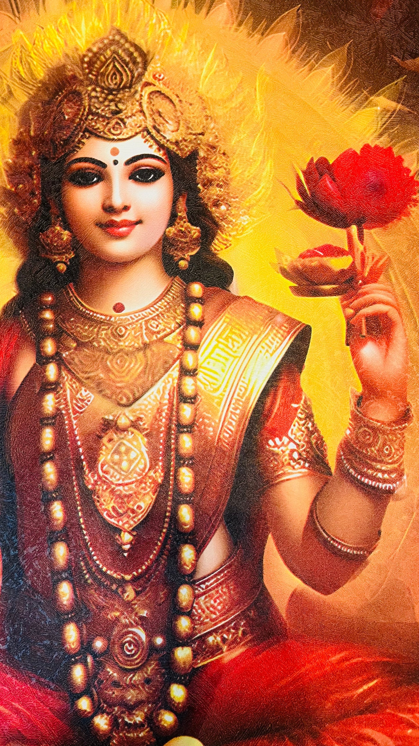 Laxmi Maa Premium Printed Canvas