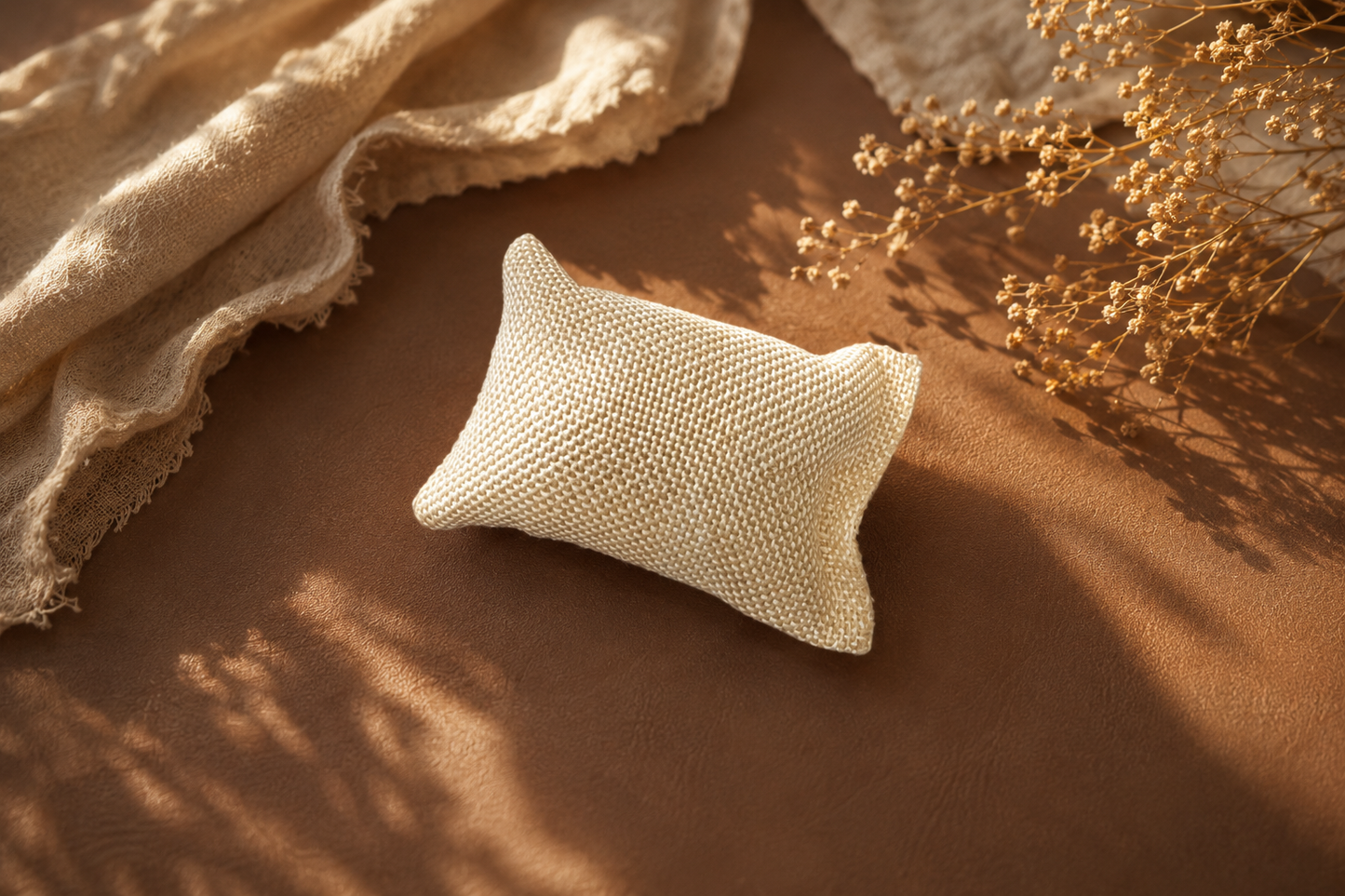 Minimal Beige Tufted Cushion (Pack Of 10)