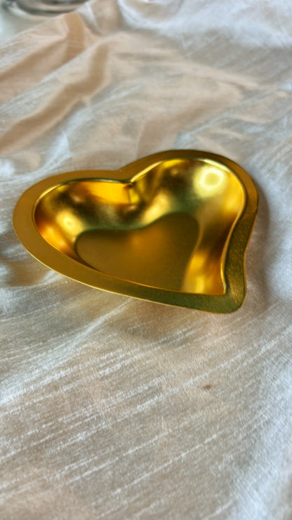 Heart - Gold plated Urli - Set Of 10