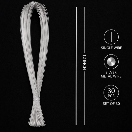 Silver Craft Wire (Set of 30)