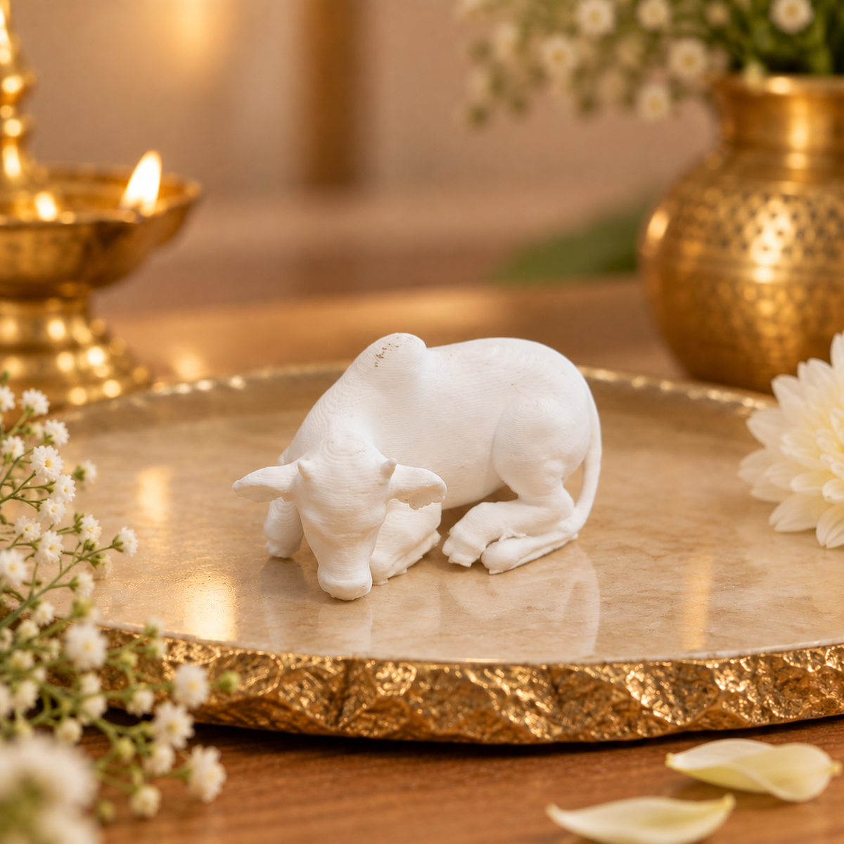 Miniature 3D Printed Cow & Calf Set