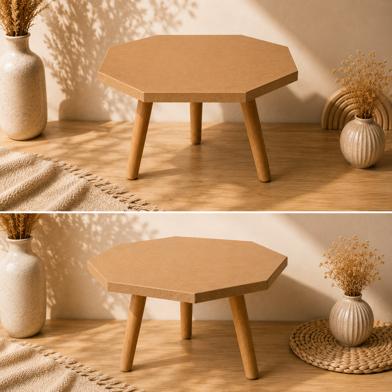 Octagon MDF Table