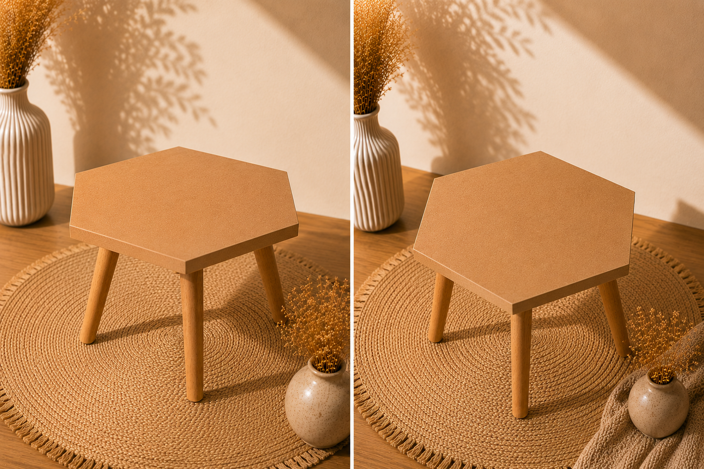 Hexagon MDF Table