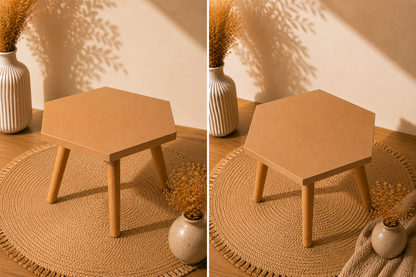 Hexagon MDF Table