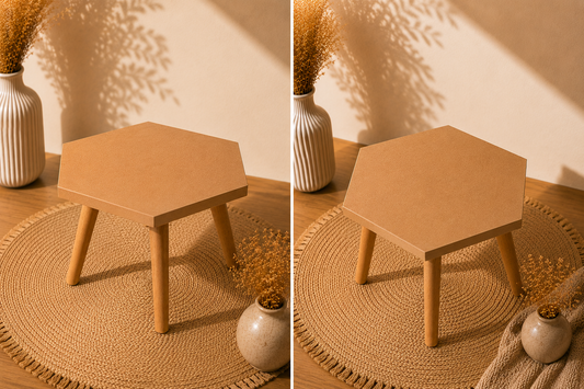 Hexagon MDF Table