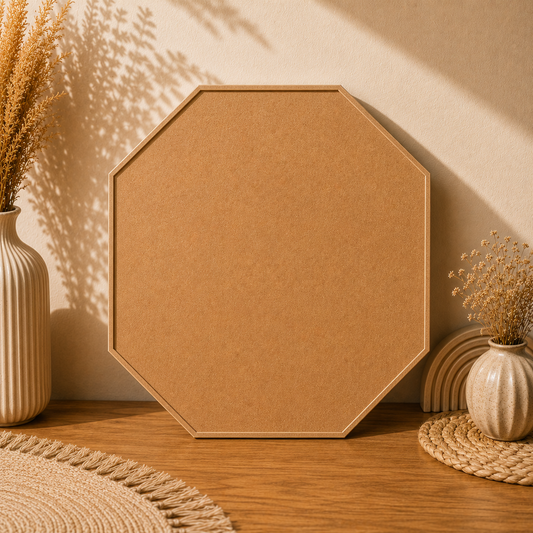 Octagon MDF Table w/Border