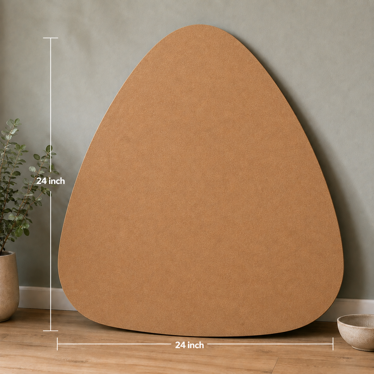 Rounded Triangle MDF Table
