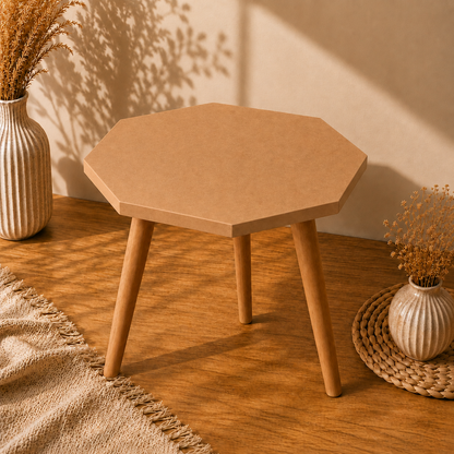 Octagon MDF Table
