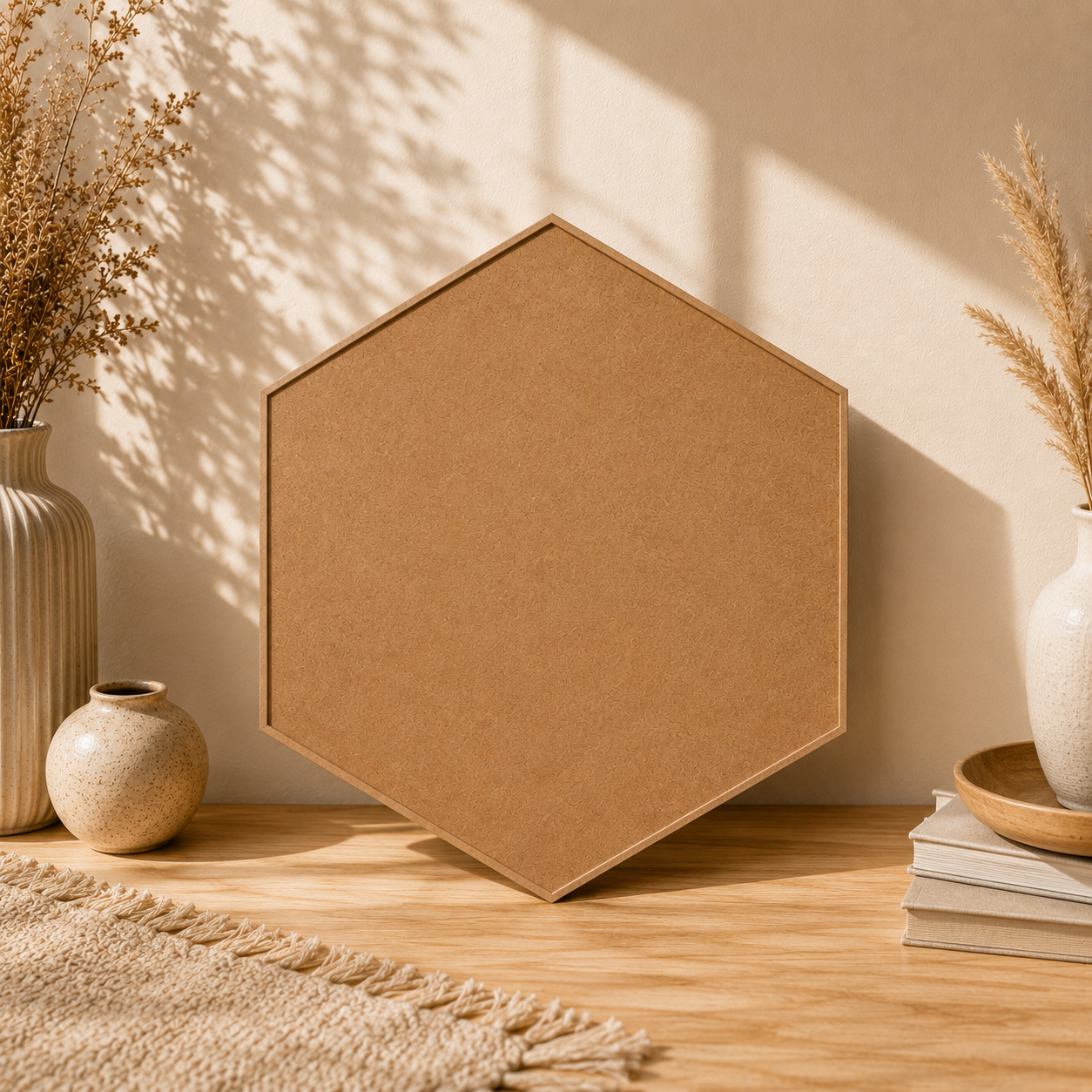 Hexagon MDF Table w/Border