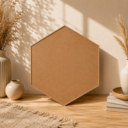 Hexagon MDF Table w/Border
