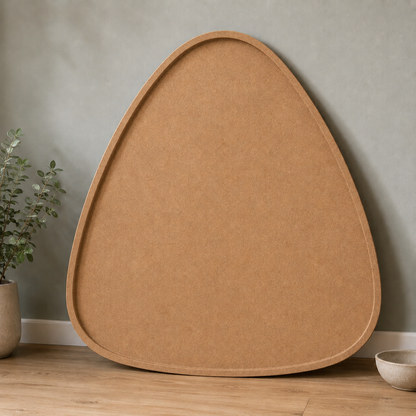 Rounded Triangle MDF Table w/Border