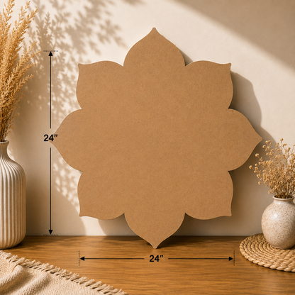Lotus Flower MDF Table
