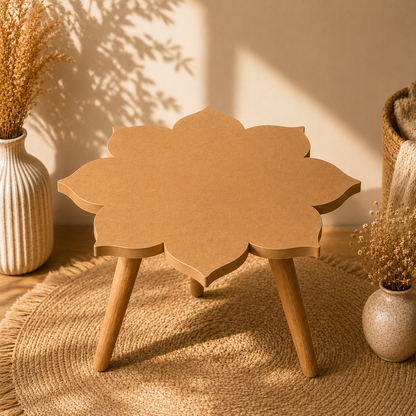 Lotus Flower MDF Table