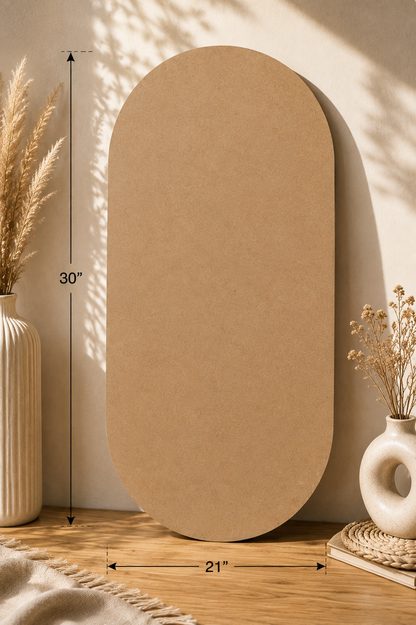 Oval MDF Table