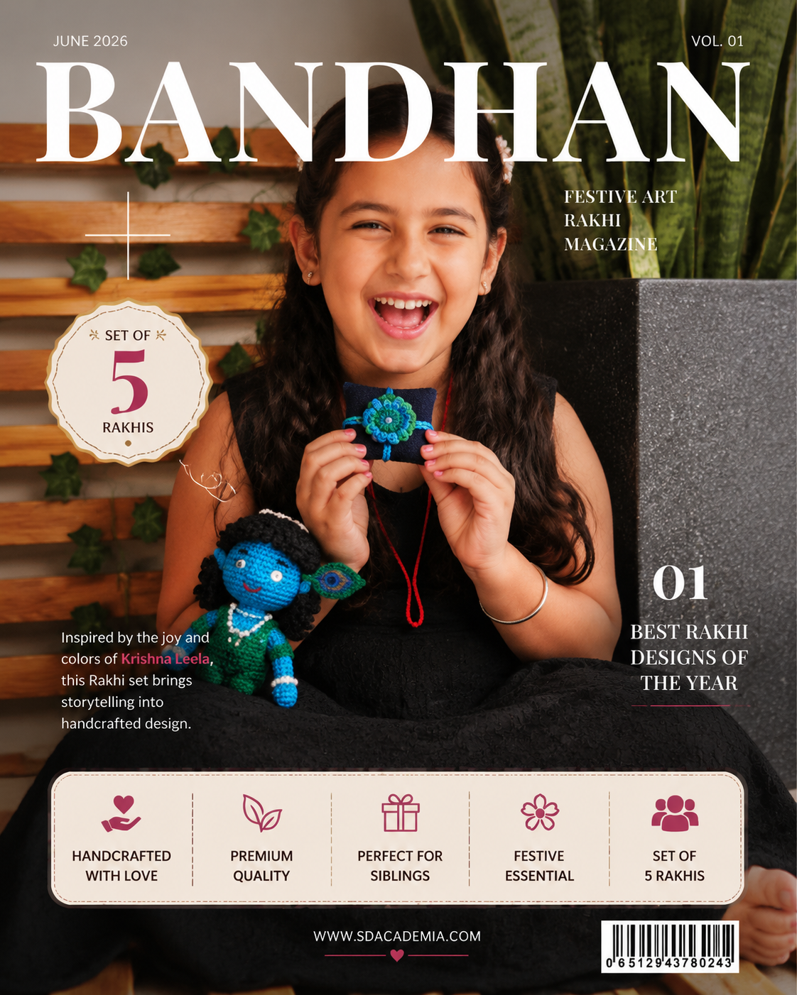 Krishan Leela Bandhan Combo (Set of 5)