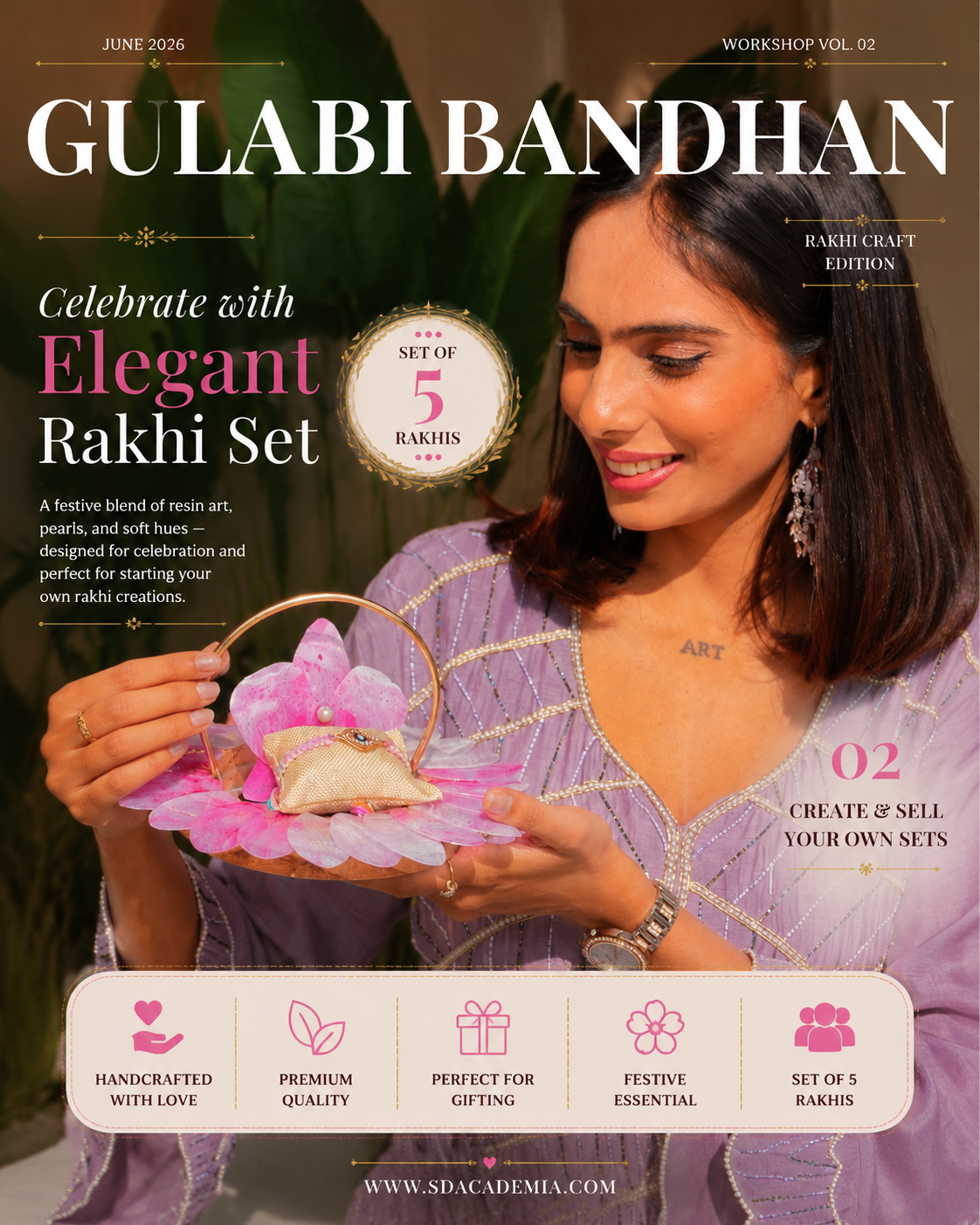 Gulabi Bandhan Set Combo (Set Of 5)