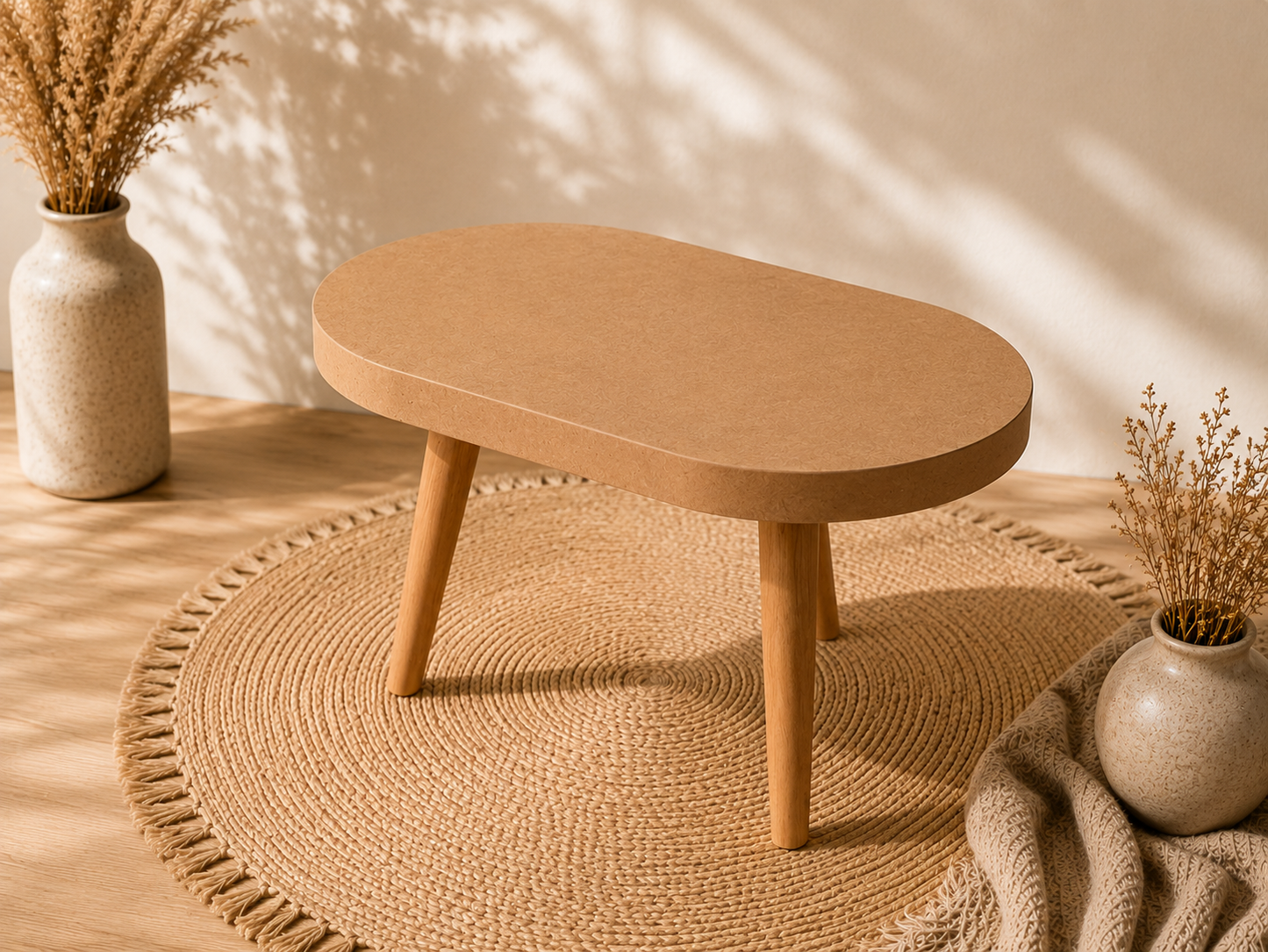 Oval MDF Table