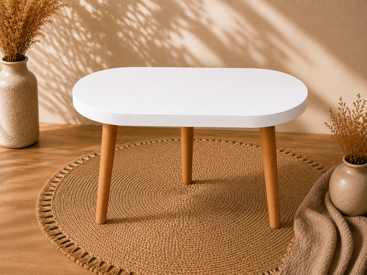 Oval Acrylic MDF Table