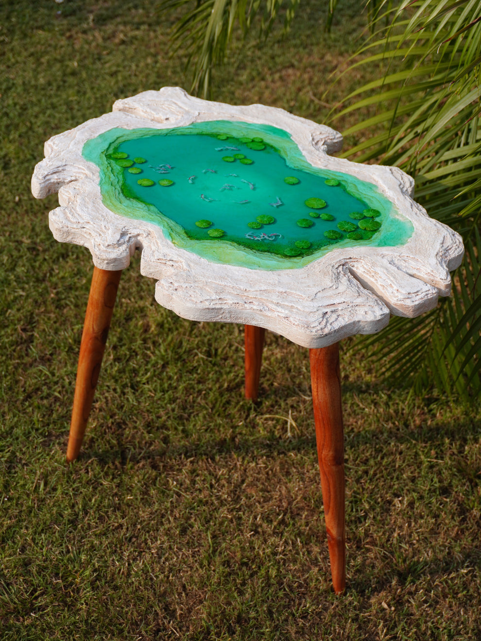 Pond Table ROCK POND RESIN TABLE DIY KIT – SD Fine Arts
