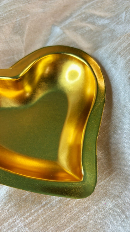 Heart - Gold plated Urli - Set Of 10