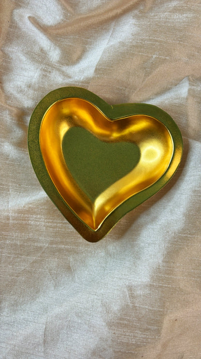 Heart - Gold plated Urli - Set Of 10