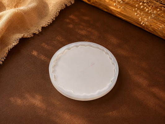 Round Wavy Silicone Mould – 4 Inch