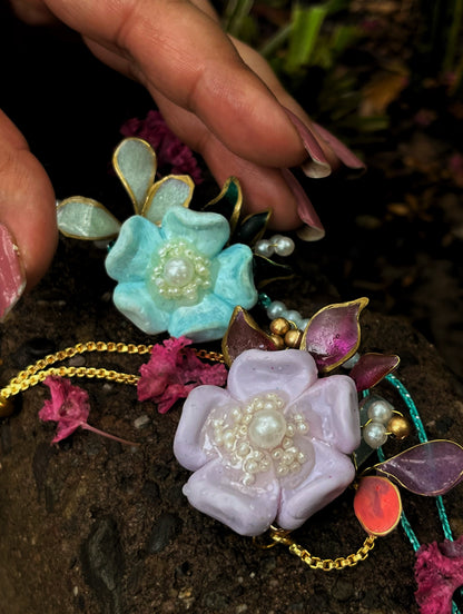 Pastel Flora Rakhi Set- DIY KIT