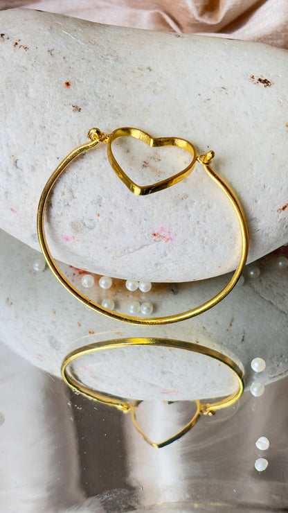 Golden Heart Shaped Bracelet