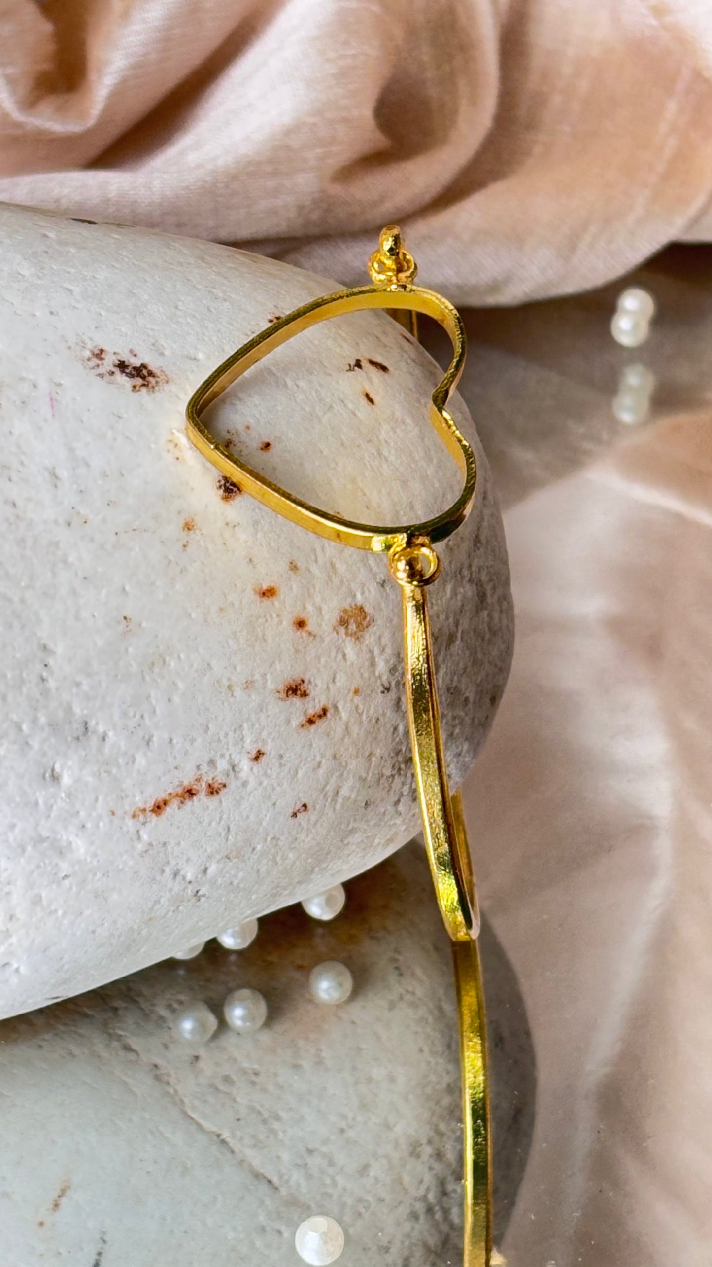 Golden Heart Shaped Bracelet