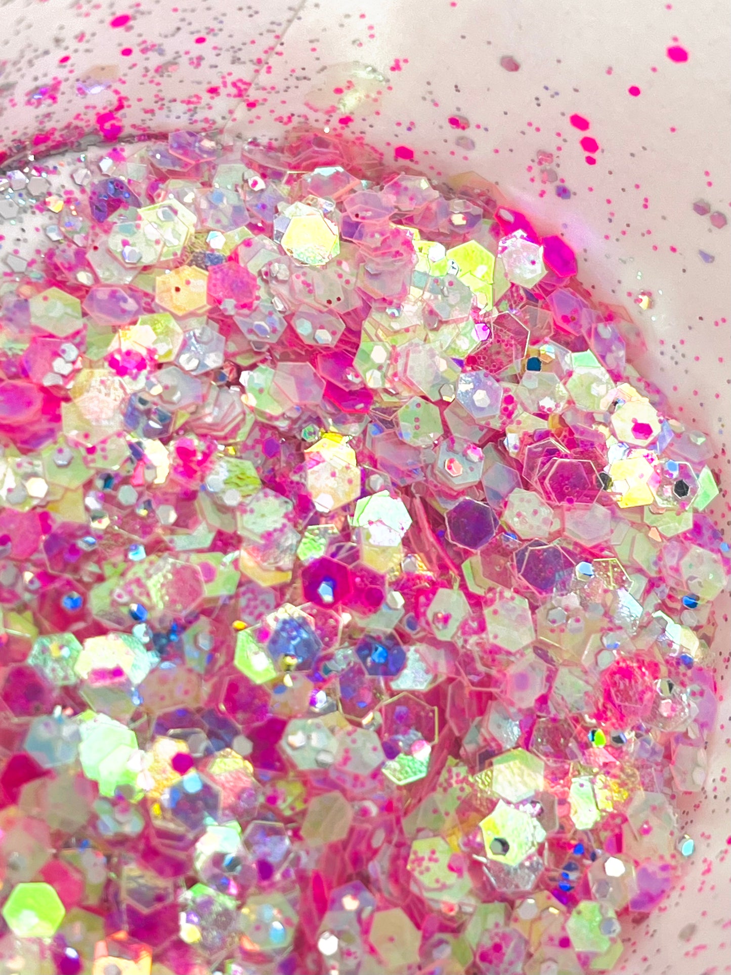 Baby Pink Flake Glitters