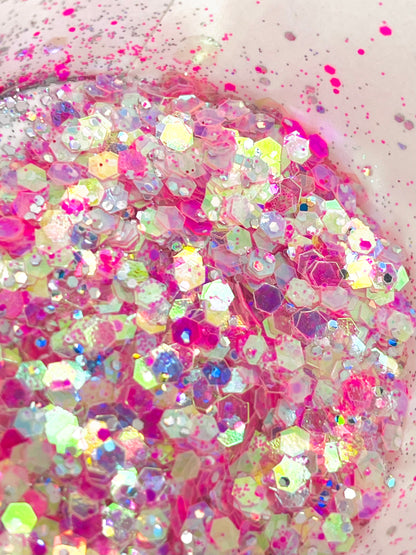 Baby Pink Flake Glitters