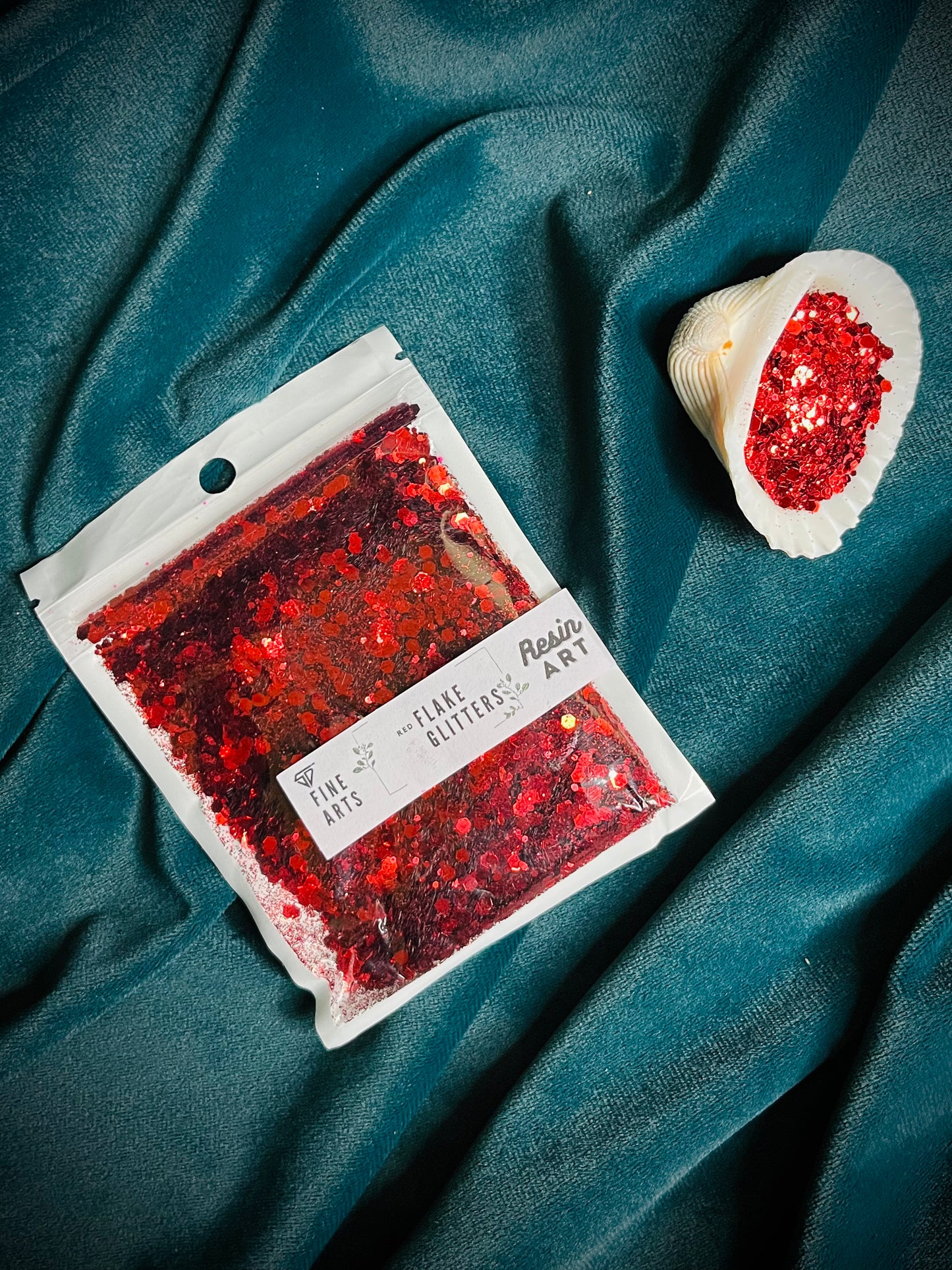 Red Flake Glitter (25 Grams)