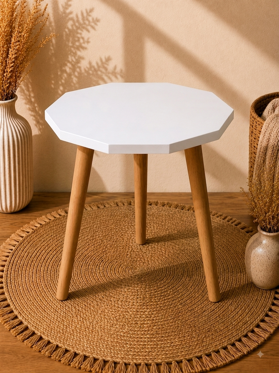 12-Sided Acrylic MDF Table