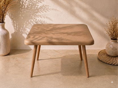 Flat Rectangle MDF Resin Art Table