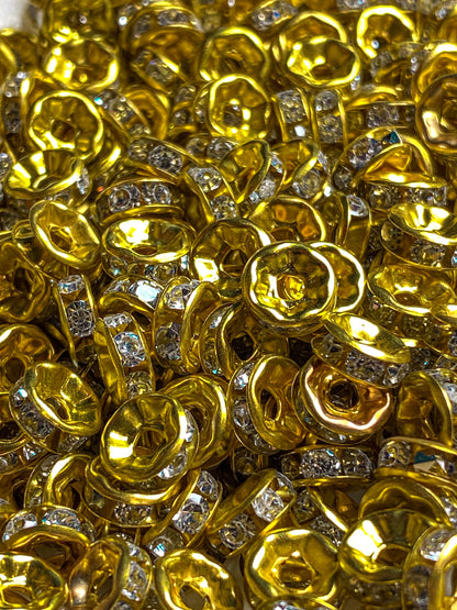 Golden Ring Beads - 20 Grams