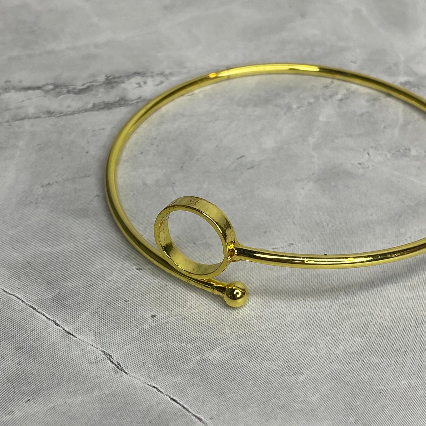 Circular Golden Bracelet