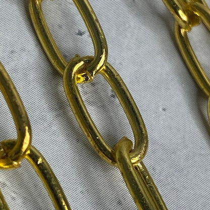 Bold Metallic Gold Chain (16 inch)