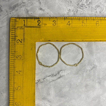 Golden Circular Hoops