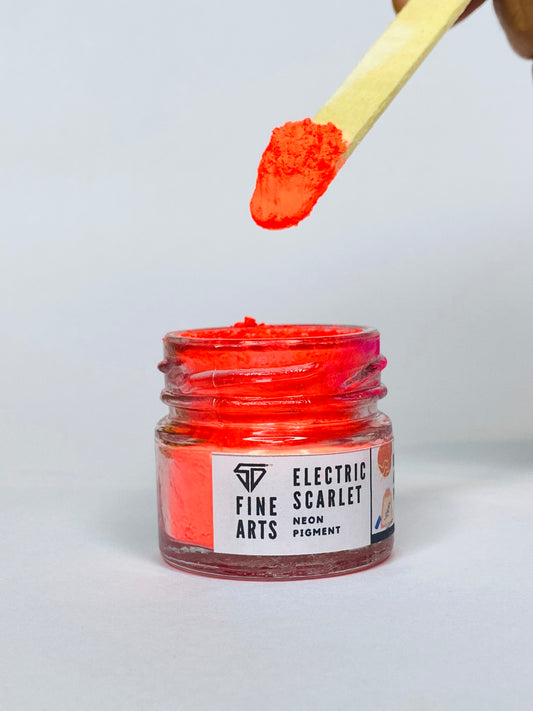 Electric Scarlet Neon Pigment