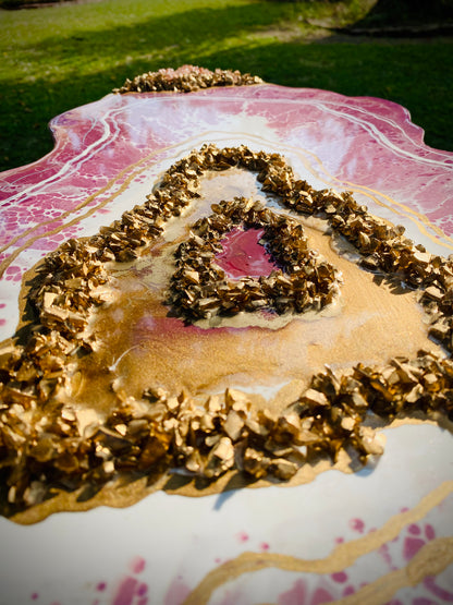 PURPLE GEODE DIY TABLE KIT