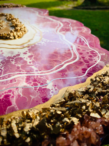 PURPLE GEODE DIY TABLE KIT