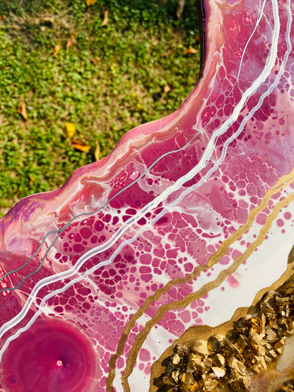 PURPLE GEODE DIY TABLE KIT