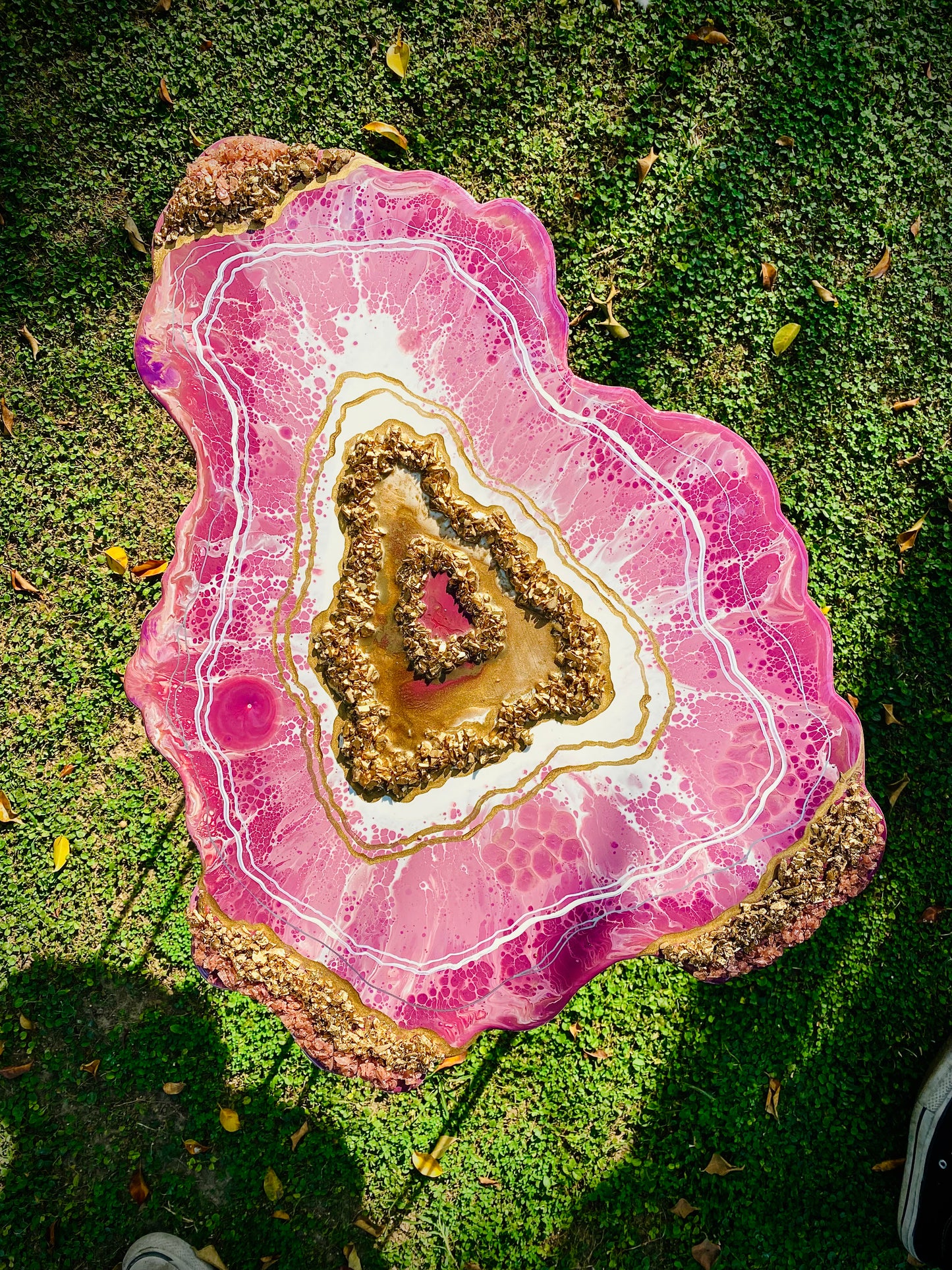 PURPLE GEODE DIY TABLE KIT