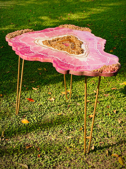 PURPLE GEODE DIY TABLE KIT